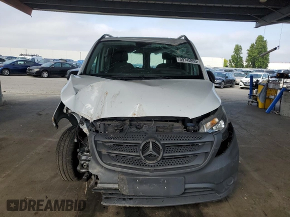 2017 Mercedes-Benz Metris Cargo with VIN WD3PG2EA7H3227939, listed as a Copart auction lot 59745955 with 63,255 mi miles and Salvage title. Bid and sale history available at DreamBid. Image 5.