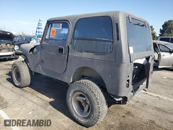 1993 Jeep Wrangler z VIN 1J4FY29S4PP232079, wystawiony jako Copart lot #58055335 z przebiegiem 181 076 mil mil oraz Czysty tytuł • Clean title. Historia ofert i sprzedaży dostępna na DreamBid. Obrazek 2.