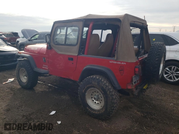 1995 Jeep Wrangler S with VIN 1J4FY19P5SP286022, listed as a Copart auction lot 82615144 with 194,475 mi miles and Clean Title. Bid and sale history available at carsss.com. Image 2.