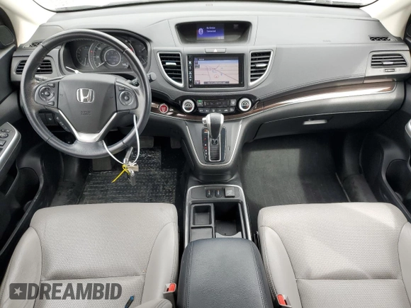 2015 Honda CR-V EX-L with VIN 2HKRM4H77FH666417, listed as a Copart auction lot 52045265 with 74,364 mi miles and Salvage Title. Bid and sale history available at carsss.com. Image 8.
