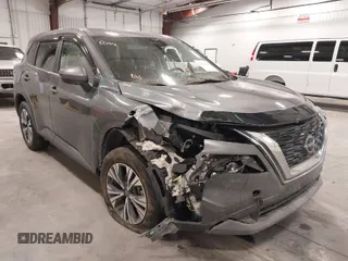 2022 Nissan Rogue SV with VIN 5N1BT3BBXNC734324, listed as a IAAI auction lot 41311916 with 11,573 mi miles. Bid and sale history available at carsss.com. Image 1.