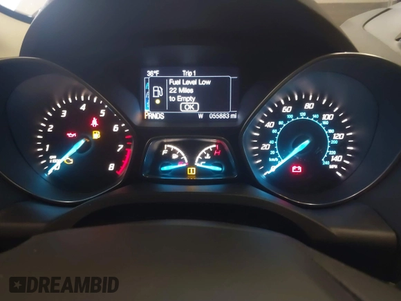 2016 Ford Escape SE with VIN 1FMCU9GX6GUB65266, listed as a IAAI auction lot 41559663 with 55,883 mi miles and . Bid and sale history available at DreamBid. Image 7.