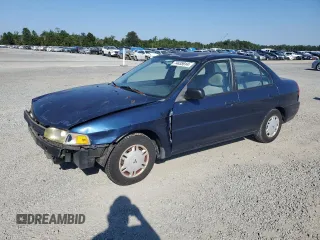 1999 Mitsubishi Mirage DE z VIN JA3AY26AXXU050527, wystawiony jako Copart lot #74435914 z przebiegiem 101 224 mil mil oraz Szkoda całkowita • Salvage title. Historia ofert i sprzedaży dostępna na DreamBid. Obrazek 1.
