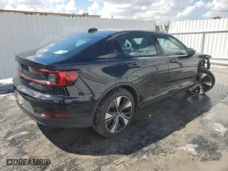 2023 Polestar 2 with VIN YSMED3KA7PL123051, listed as a Copart auction lot 72690444 with 43,809 mi miles and Non Repairable. Bid and sale history available at carsss.com. Image 3.