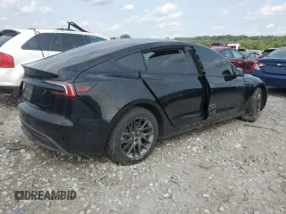 2025 Tesla Model 3 Long Range with VIN 5YJ3E1EBXSF939899, listed as a Copart auction lot 58074545 with Not provided miles and Salvage title. Bid and sale history available at DreamBid. Image 3.