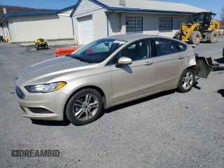 2018 Ford Fusion SE with VIN 3FA6P0HD4JR157390, listed as a Copart auction lot 50189075 with 115,410 mi miles and Salvage Title. Bid and sale history available at DreamBid. Image 1.