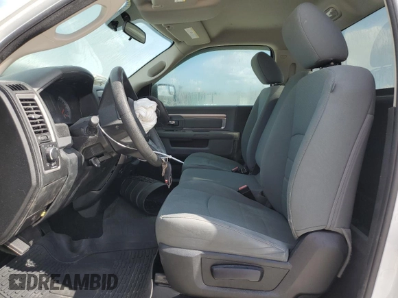 2017 Ram 1500 Tradesman with VIN 3C6JR6DG7HG687190, listed as a Copart auction lot 43698295 with 23,997 mi miles and Salvage title. Bid and sale history available at DreamBid. Image 7.