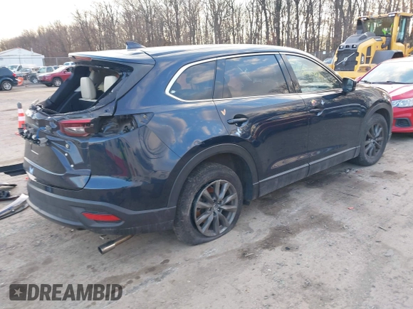 2020 Mazda CX-9 Touring with VIN JM3TCBCY3L0424124, listed as a IAAI auction lot 41182767 with 37,324 mi miles. Bid and sale history available at carsss.com. Image 4.