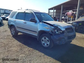 2005 Honda CR-V LX with VIN JHLRD78555C052043, listed as a IAAI auction lot 41156979 with 189,399 mi miles. Bid and sale history available at carsss.com. Image 1.
