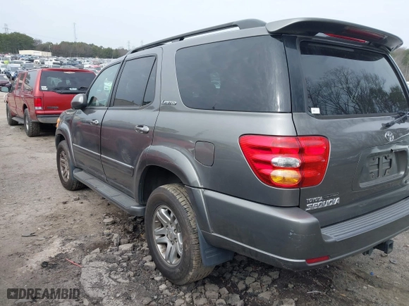 2003 Toyota Sequoia Limited with VIN 5TDBT48A03S166816, listed as a IAAI auction lot 41519203 with 269,229 mi miles. Bid and sale history available at carsss.com. Image 3.