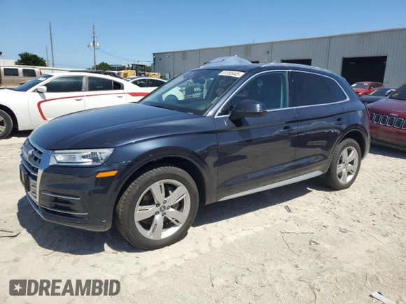 2019 Audi Q5 Premium with VIN WA1ANAFYXK2117563, listed as a Copart auction lot 61355445 with 49,209 mi miles and Salvage title. Bid and sale history available at DreamBid. Image 1.