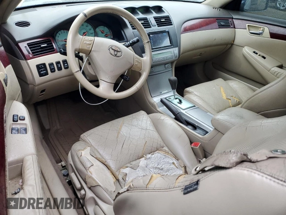 2004 Toyota Solara SE with VIN 4T1FA38P44U030767, listed as a Copart auction lot 55997185 with 176,685 mi miles and Salvage title. Bid and sale history available at DreamBid. Image 8.