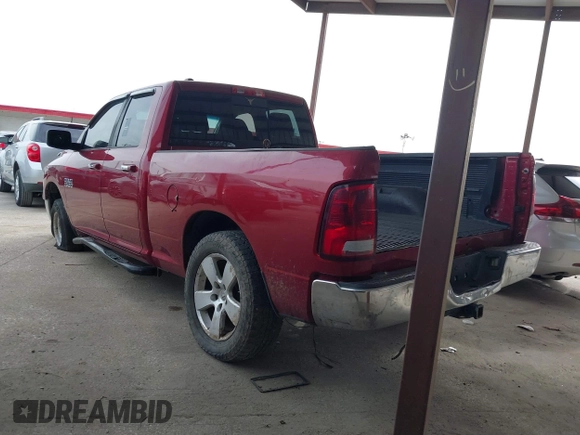 2013 Ram 1500 SLT z VIN 1C6RR7GP5DS651182, wystawiony jako IAAI lot #41551602 z przebiegiem Nie podano mil oraz . Historia ofert i sprzedaży dostępna na DreamBid. Obrazek 3.