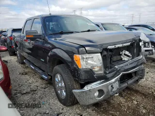 2013 Ford F-150 XL with VIN 1FTFW1ETXDFD25419, listed as a Copart auction lot 49680545 with 138,446 mi miles and Salvage Title. Bid and sale history available at carsss.com. Image 4.