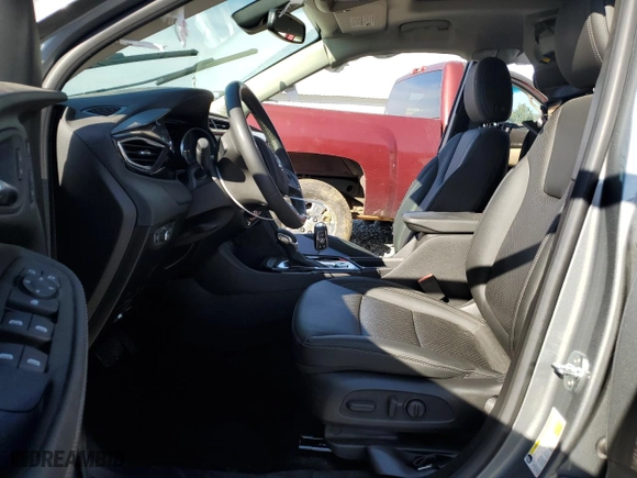 2023 Buick Encore GX Essence with VIN KL4MMGSL9PB152101, listed as a Copart auction lot 43741825 with 7,605 mi miles and Salvage Title. Bid and sale history available at carsss.com. Image 7.