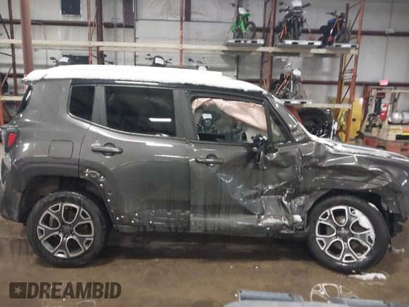 2017 Jeep Renegade Limited с VIN ZACCJBDB8HPF71761, выставлен на аукционе IAAI как лот 41294808 с пробегом 105 003 миль миль и . История ставок и продаж доступна на DreamBid. Изображение 14.