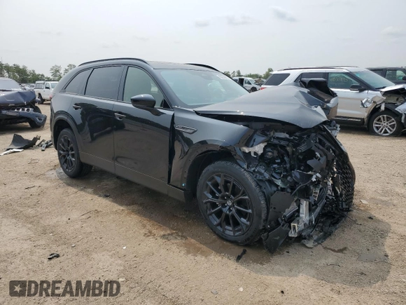2025 Mazda CX-70 with VIN JM3KJDHD4S1115855, listed as a Copart auction lot 60230865 with 5,899 mi miles and Salvage title. Bid and sale history available at DreamBid. Image 4.
