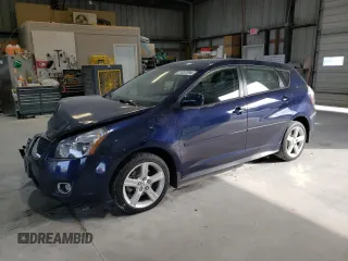 2010 Pontiac Vibe with VIN 5Y2SM6E07AZ403883, listed as a Copart auction lot 77337294 with 42,276 mi miles and Salvage Title. Bid and sale history available at carsss.com. Image 1.