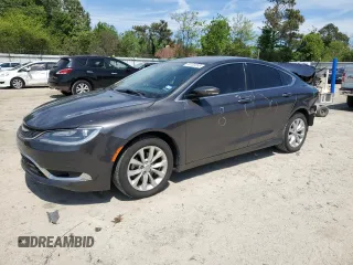 2015 Chrysler 200 C with VIN 1C3CCCCB7FN681230, listed as a Copart auction lot 54155555 with 129,652 mi miles and Clean Title. Bid and sale history available at carsss.com. Image 1.