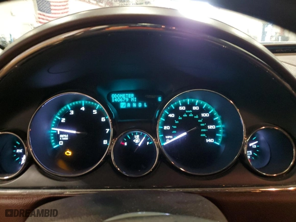 2014 Buick Enclave Leather with VIN 5GAKRBKD6EJ267687, listed as a Copart auction lot 48698085 with 140,679 mi miles and Clean Title. Bid and sale history available at carsss.com. Image 9.