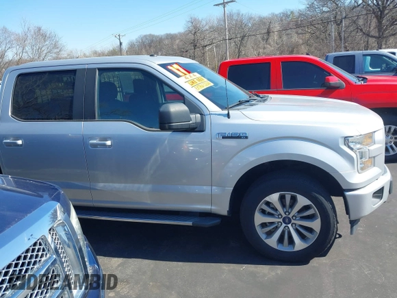 2017 Ford F-150 XL with VIN 1FTEW1EF7HKE25402, listed as a IAAI auction lot 41756406 with 177,021 mi miles. Bid and sale history available at carsss.com. Image 13.