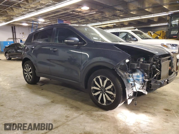 2018 Kia Sportage EX z VIN KNDPNCACXJ7384193, wystawiony jako Copart lot #43645195 z przebiegiem 55 717 mil mil oraz Szkody całkowita. Historia ofert i sprzedaży dostępna na DreamBid. Obrazek 4.