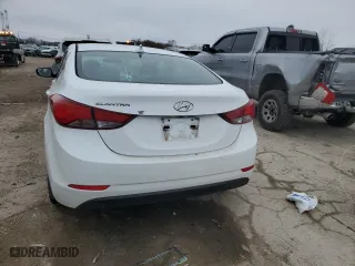 2015 Hyundai Elantra Limited with VIN 5NPDH4AE1FH624753, listed as a Copart auction lot 85233594 with 83,107 mi miles and Salvage Title. Bid and sale history available at carsss.com. Image 6.