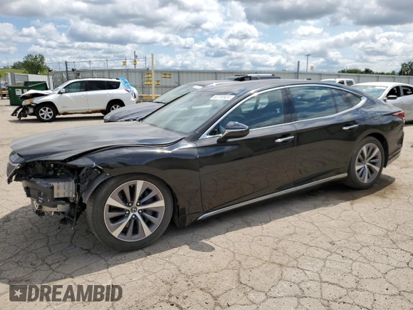 2019 Lexus LS 500 z VIN JTHC51FF2K5006080, wystawiony jako Copart lot #63768924 z przebiegiem 21 085 mil mil oraz Czysty tytuł • Clean title. Historia ofert i sprzedaży dostępna na DreamBid. Obrazek 1.