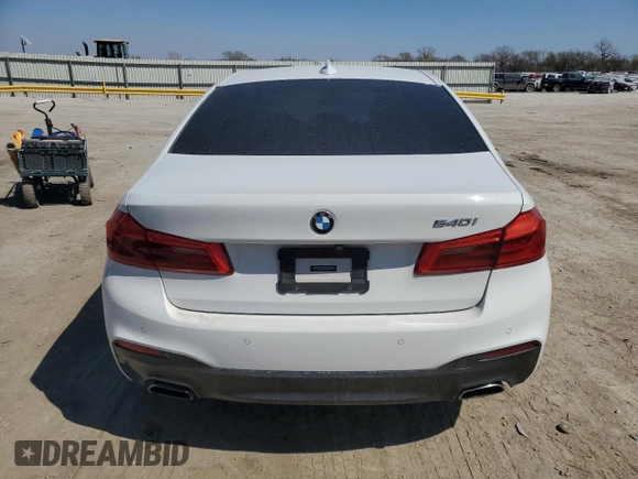 2017 BMW 5 Series 540i with VIN WBAJE5C38HG914859, listed as a Copart auction lot 50628155 with Not provided miles and Salvage title. Bid and sale history available at DreamBid. Image 6.