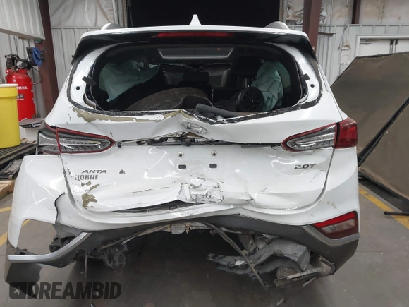 2019 Hyundai Santa Fe Ultimate with VIN 5NMS53AA9KH013271, listed as a IAAI auction lot 41751538 with 89,559 mi miles. Bid and sale history available at carsss.com. Image 16.