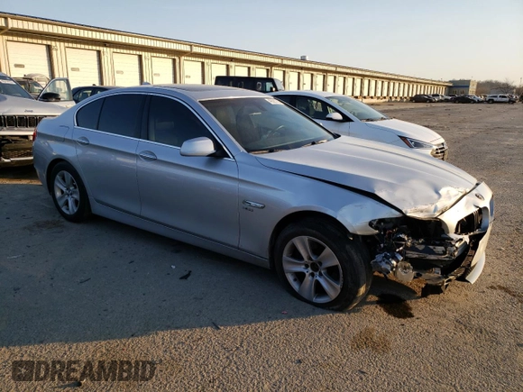 2012 BMW 5 Series 528i xDrive with VIN WBAXH5C57CDW03887, listed as a Copart auction lot 48521185 with 163,524 mi miles and Salvage Title. Bid and sale history available at carsss.com. Image 4.