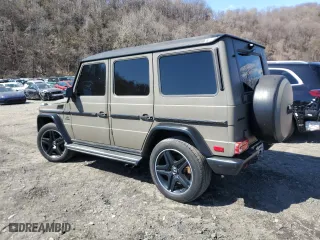 2017 Mercedes-Benz G-Class AMG G 63 with VIN WDCYC7DF5HX273627, listed as a Copart auction lot 52704505 with 57,631 mi miles and Salvage Title. Bid and sale history available at carsss.com. Image 2.