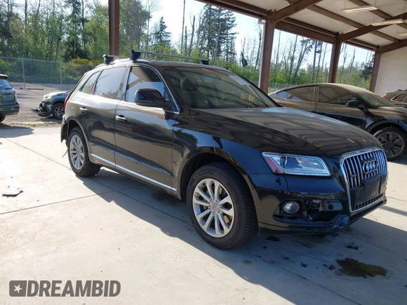 2015 Audi Q5 Premium Plus with VIN WA1LFAFP6FA047004, listed as a IAAI auction lot 42111071 with 83,576 mi miles and . Bid and sale history available at DreamBid. Image 1.