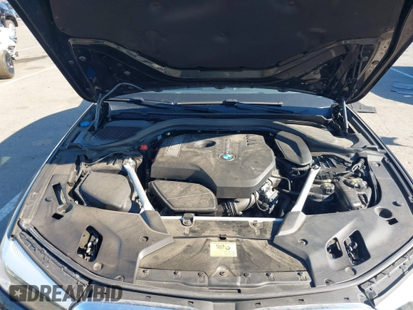 2019 BMW 5 Series 530i xDrive with VIN WBAJA7C50KG910787, listed as a IAAI auction lot 41761104 with 65,018 mi miles. Bid and sale history available at carsss.com. Image 10.