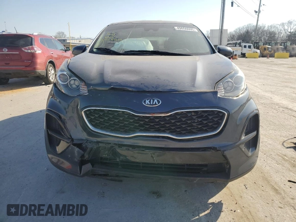 2020 Kia Sportage LX with VIN KNDPM3AC9L7727033, listed as a Copart auction lot 49050605 with 34,914 mi miles and Salvage Title. Bid and sale history available at carsss.com. Image 5.