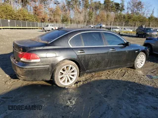 2008 BMW 7 Series 750Li with VIN WBAHN83598DT85862, listed as a Copart auction lot 41451835 with 114,367 mi miles and Non repairable. Bid and sale history available at DreamBid. Image 3.