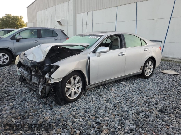 2008 Lexus ES with VIN JTHBJ46G382174662, listed as a Copart auction lot 52426855 with 114,495 mi miles and Salvage Title. Bid and sale history available at carsss.com. Image 1.
