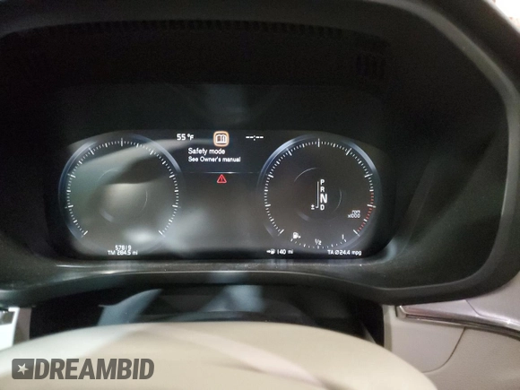 2020 Volvo XC60 Momentum with VIN YV4A22RK7L1410661, listed as a Copart auction lot 53237445 with 57,819 mi miles and Salvage title. Bid and sale history available at DreamBid. Image 9.