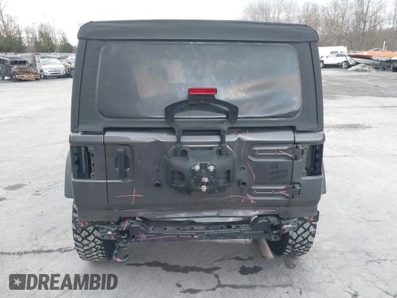 2021 Jeep Wrangler Unlimited Sport S with VIN 1C4HJXDN9MW822281, listed as a IAAI auction lot 41163183 with 23,665 mi miles and . Bid and sale history available at DreamBid. Image 16.