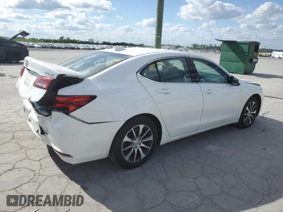 2017 Acura TLX w/Technology Pkg with VIN 19UUB1F59HA001644, listed as a Copart auction lot 50865353 with 67,384 mi miles. Bid and sale history available at carsss.com. Image 3.