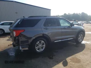 2023 Ford Explorer XLT with VIN 1FMSK7DH9PGB45255, listed as a Copart auction lot 57446875 with 11,782 mi miles and Salvage title. Bid and sale history available at DreamBid. Image 3.