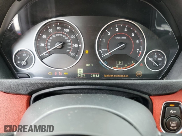 2020 BMW 4 Series 430i xDrive with VIN WBA4W5C02LFH25609, listed as a Copart auction lot 69661994 with 44,574 mi miles and Salvage title. Bid and sale history available at DreamBid. Image 9.