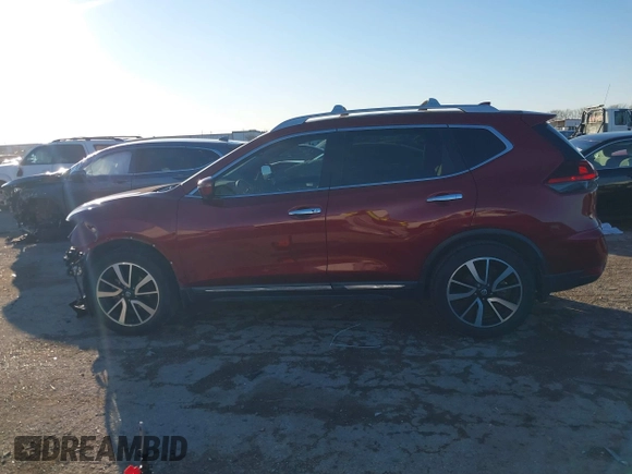 2020 Nissan Rogue SL with VIN 5N1AT2MT3LC740653, listed as a IAAI auction lot 41299399 with 44,599 mi miles. Bid and sale history available at carsss.com. Image 14.
