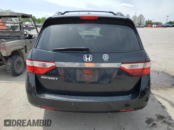 2011 Honda Odyssey EX-L with VIN 5FNRL5H66BB058610, listed as a Copart auction lot 54444455 with 268,001 mi miles and Clean Title. Bid and sale history available at carsss.com. Image 6.