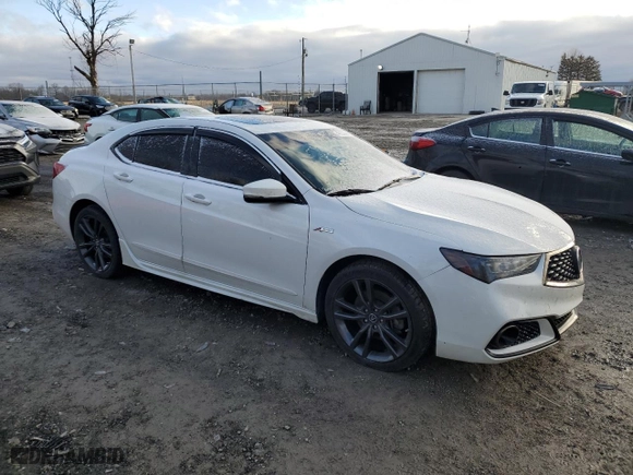 2018 Acura TLX w/A-SPEC Pkg with VIN 19UUB2F62JA009797, listed as a Copart auction lot 46893535 with 0 mi miles and Non Repairable. Bid and sale history available at carsss.com. Image 4.