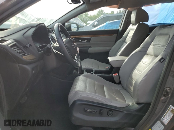 2017 Honda CR-V EX-L with VIN 7FARW1H87HE004506, listed as a Copart auction lot 52672355 with 43,519 mi miles and Salvage Title. Bid and sale history available at DreamBid. Image 7.