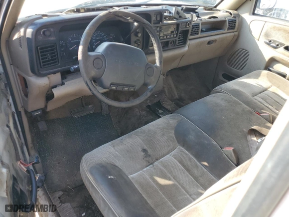 1996 Dodge Ram 1500 with VIN 3B7HC13Z8TM136081, listed as a Copart auction lot 70375444 with 256,275 mi miles and Salvage Title. Bid and sale history available at carsss.com. Image 8.