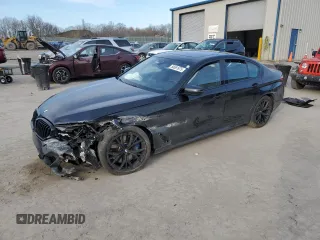 2022 BMW 5 Series 540i xDrive with VIN WBA73BJ03NWX45388, listed as a Copart auction lot 50681975 with Not provided miles and Salvage title. Bid and sale history available at DreamBid. Image 1.