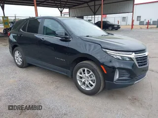 2023 Chevrolet Equinox LT with VIN 3GNAXUEGXPL262836, listed as a IAAI auction lot 41897111 with 46,179 mi miles and . Bid and sale history available at DreamBid. Image 1.