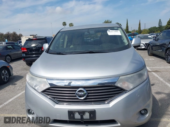 2015 Nissan Quest SV with VIN JN8AE2KP7F9126067, listed as a IAAI auction lot 42023886 with 62,251 mi miles. Bid and sale history available at carsss.com. Image 12.